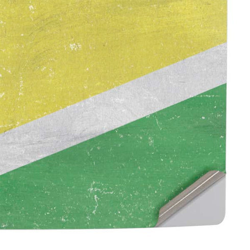 Guyana Flag Distressed PS5 Pro Console Skin